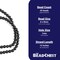 The Bead Chest Round Black Obsidian Beads (8mm): Organic Gemstone Round Spherical Energy Stone Healing Power Crystal for Jewelry Bracelet Mala Necklace Making